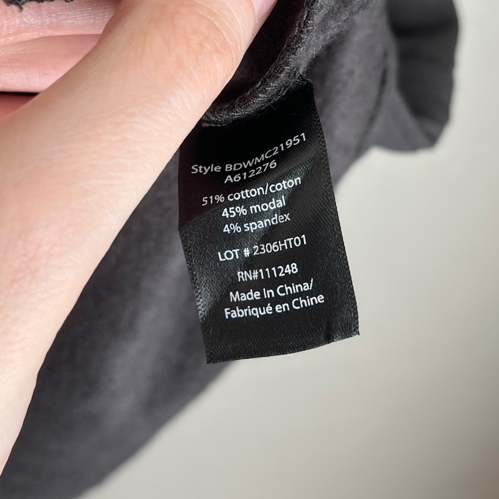 Barefoot Dreams Malibu Collection Brushed Luxe Lounge Parka Carbon Grey Large - Picture 8 of 8